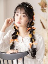 シャルメ 三宮店(CHARMER)&nbsp;ライブヘアに！ツイン編みおろしヘア