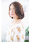 大人キレイな・・ナチュラル美人ボブ