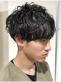 【☆☆☆】メンズパーマ☆ウェットなリッジ感がポイント!