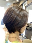 【アトリエクロエ 芦屋】 上品 ひし形 ショートボブ