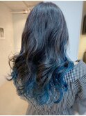 インナーブルー×デザインハイライトカラー