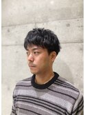 ハーフツイストピンカールパーマ