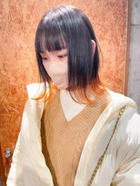 ノラジャーニー(NORA Journey) 【佐藤】地毛を活かしたオレンジ裾カラー