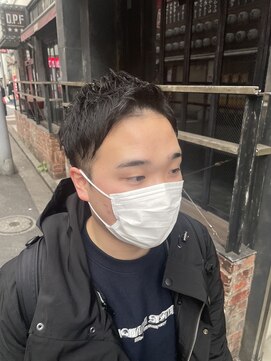 ルチア(Lucia) 束間感ショート/ツーブロック/ウェットスタイル/30代40代50代