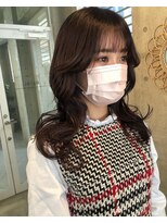 ニティー(Ngiti)&nbsp;くびれヘア、ダークラベンダー