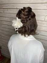 デコヘアー キートス(DECO HAIR kiitos)&nbsp;お祭りハーフアップアレンジ