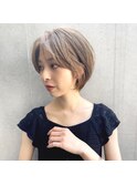 20代30代40代◎ミルクベージュ◎丸みくびれショートTheC 表参道