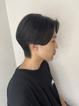 スキル(SKILL) センターパートウルフ/メンズ縮毛矯正
