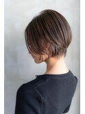 大人ナチュラルショートボブ/大人可愛い/20代30代