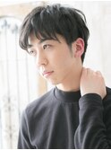 マットな質感◎暗髪マニッシュ束感メンズカットf仙台