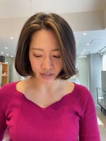 コル(Cor)&nbsp;ボブ×フェイスフレーミングカラー