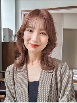 ジョエミバイアンアミ(joemi by Un ami) ★くびレイヤーエモージュ前髪薄めバング小顔カット大人ガーリー