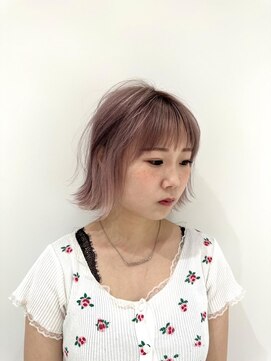 エアー 横浜(AIR) 【寺本】ピンクベージュの外ハネスタイル！