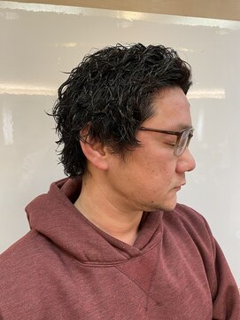 銀座マツナガ 浅草店 襟足までオシャレに！ツイストスパイラルパーマ