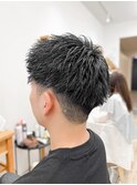 【メンズ★大名】束間ツーブロックショート×眉毛カット×メンズ