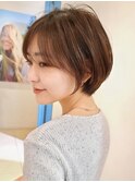 青山 マッシュ ショートカット 大人ヘア 小顔 ボブ 表参道