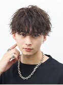 バブルラウンドマッシュ【渋谷/メンズ/men's/シャドウパーマ】