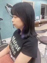 アッシュ 下北沢店(Ash)&nbsp;ブリーチ1.2回インナーラベンダーカラー