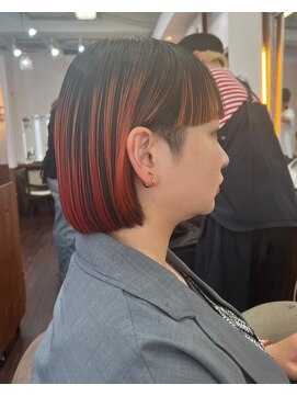 アコット(HAIR SALON ACOT) アンブレラカラー/赤オレンジ