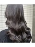 コテ巻き風パーマ(低ダメージデジタルパーマ)+カット