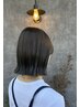 【ブリーチなし】透明感カラー+カット+2stepトリートメント　￥14,300→12,100
