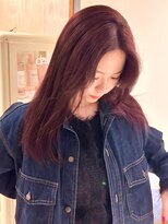 アール 横浜(R)&nbsp;【MAKI】ブリーチ無しダブルカラー/レッドカラー/艶感/トレンド