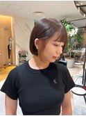 【JUNYA HANDA】ボブ×イヤリングカラー