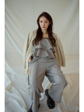 オブジェ シエル(obje't ciel) 【obje't ciel】long layer×pinkbrown【暮石　唯】