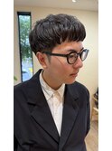 ワックスなし爽やかオン眉ボリュームカット