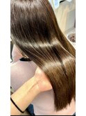 エクステ８０本/ブラウンベージュグラデーション/長さだし