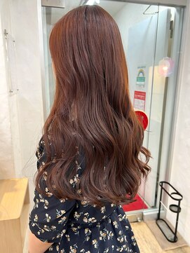 エレノア 渋谷公園通り店(Eleanor) 【新井】ベリーピンクカラー　ロングスタイル