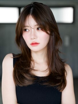 レノラ 本町(LENORA) ☆ホワイトグレージュミニウルフデジタルパーマチェリーブラウン