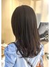 【クセ毛さんにオススメ】根本ストレート＋毛先カール＋カット＋ヘアケア