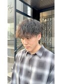 シャドウパーマ　マッシュ