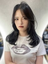 ジーナ 福岡天神(Zina)&nbsp;くびれる韓国風ナチュラルレイヤーカット/Zina福岡天神