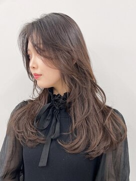 アイティーバイアルバム 下北沢店(IT by ALBUM) ロング顔周りレイヤーくびれヘア韓国ヘア_ba509173