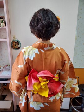 美容室イーナ(e na) ショートでもかわいくアップに