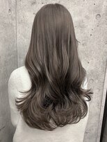 エインアンリー 明治神宮前(AIN.ANLY.)&nbsp;☆うるツヤオリーブベージュモテ髪色気暗めカラー美髪大人ヘア