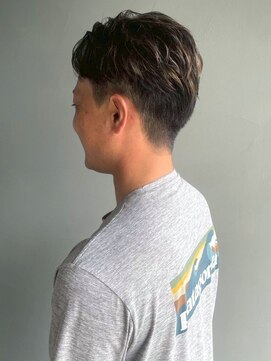 ナカオコアフュール(NAKAO COIFFURE) 刈り上げショート ナチュラルパーマ ハイライト ブリーチ