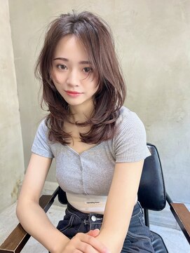 ケイト(kate) 〔kate 大宮〕 モーヴブラウン×レイヤーカット