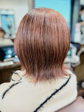 【Anne】切りっぱなしくびれボブ個性派カラー【LADIES】