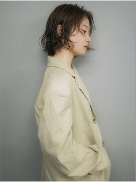 ボブ　髪質改善／白髪改善／白髪ぼかし／脱白髪染め