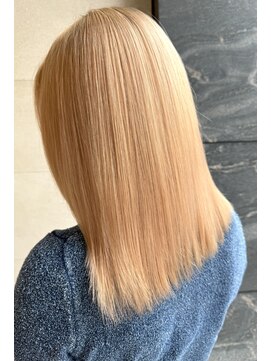 新美蓮/オレンジ/ペールオレンジ/ブリーチ