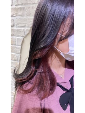 ティグルフォーヘア(TIGRE for hair) イヤリングカラー×ピンク☆ニュアンスカラー