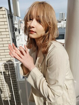 バサ 江古田店(BASSA) 【SAKI】くびれレイヤー/ミディアムレイヤー