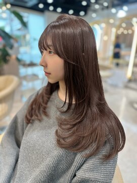 シックスバイギンザロンド 名古屋(six by ginza Lond) レイヤーカット　やわらかブラウン