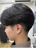MEN'S HAIR/ブルーブラック/フェザーパーマ/錦糸町