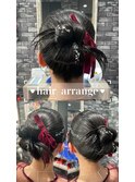 #ヘアセット#結婚式#ヘアメイク#二次会#ライブ#推し活