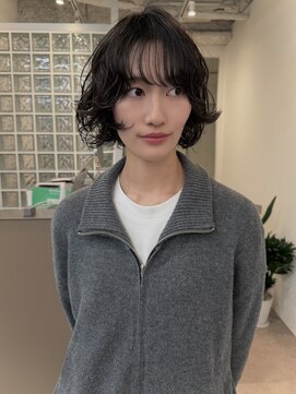 ソイデュエ 梅田(soi due) ボブパーマ/くせ毛パーマ/レイヤーボブ/@村中仁人