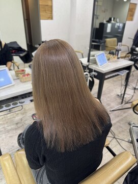 プライズ 所沢プロぺ通り店(prize) 透明感◎ミルクティーベージュ×シースルーバング×ロング所沢